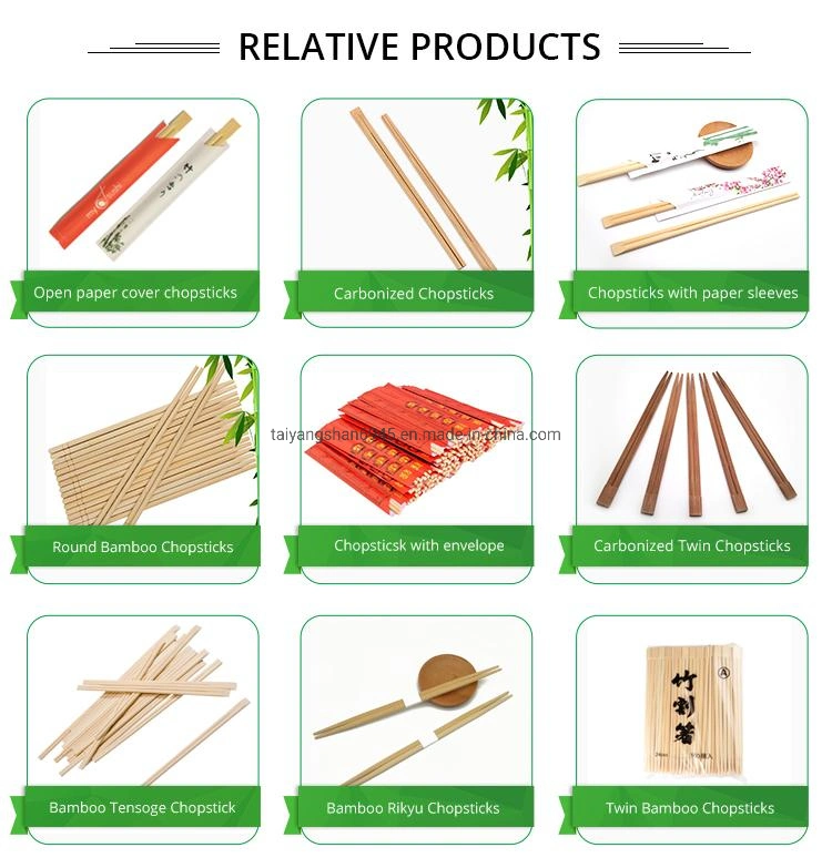 Chinese Factory Bamboo Round Chopsticks