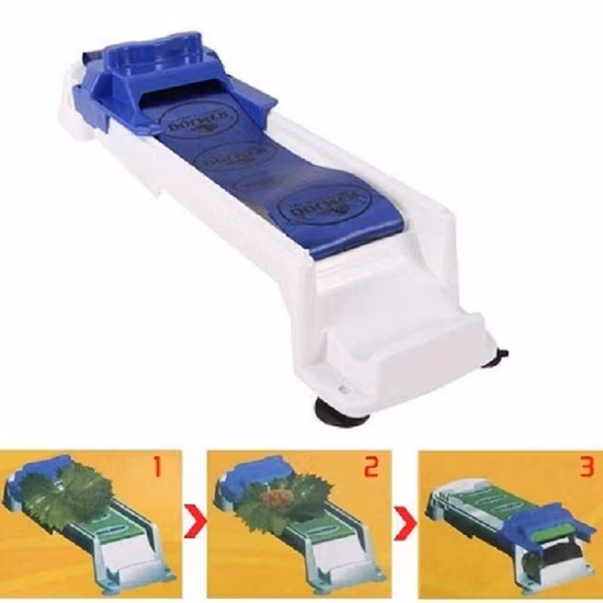 Herramienta para enrollar carne vegetal, herramienta para hacer sushi DIY, uva rellena y hojas de repollo, máquina para enrollar sushi, rodillo para carne vegetal Esg17167