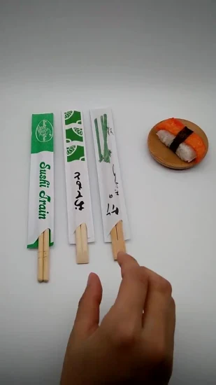 Palillos de bambú desechables para sushi